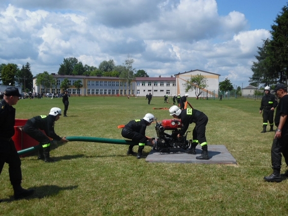Gminne zawody sportowo-pożarnicze